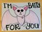 5x7 I’m batty for you giclee print product 1
